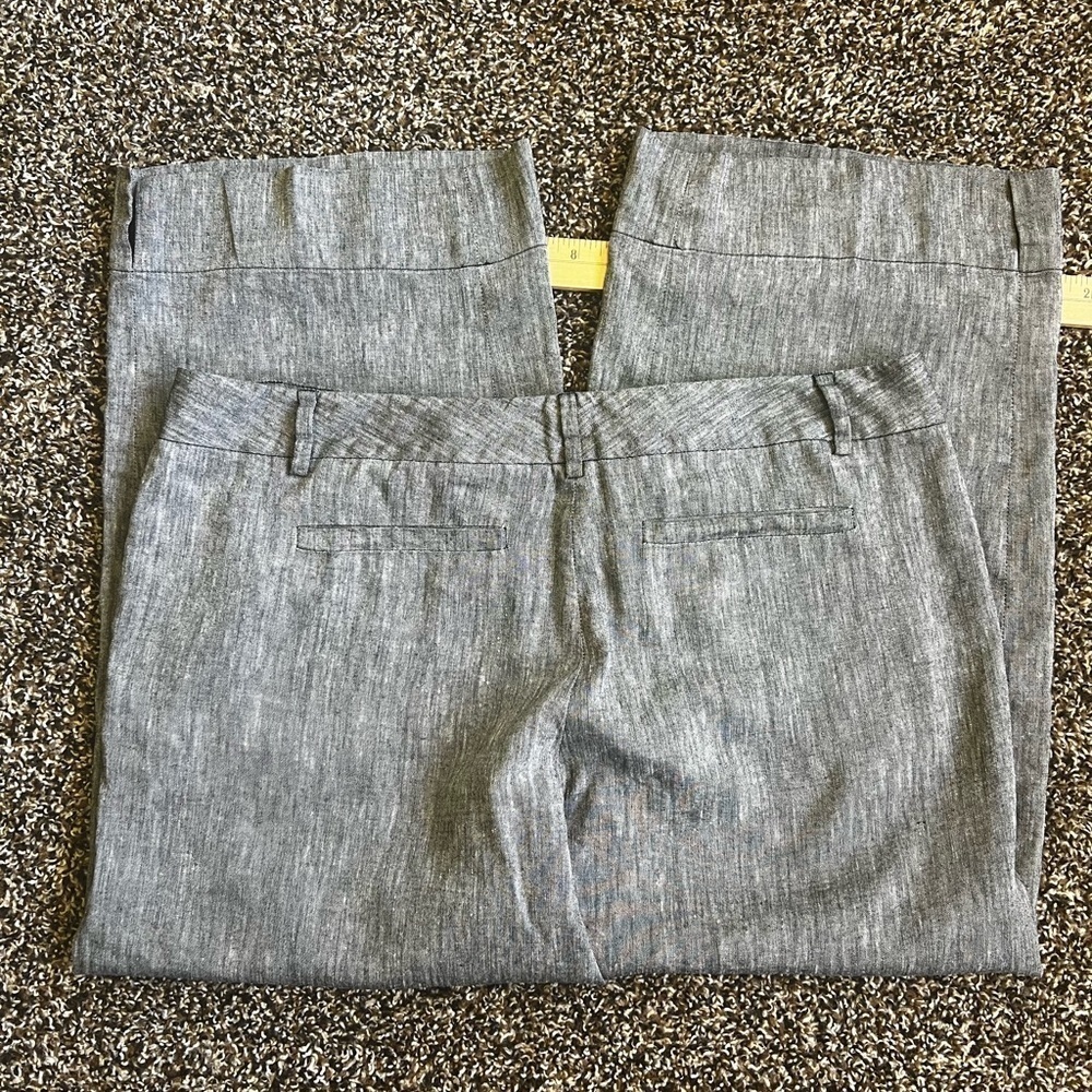 Gray Cropped Women's Pants - Picture 4 of 6